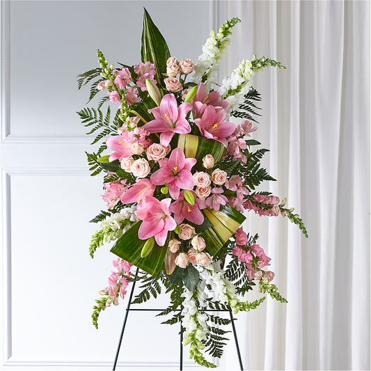 Elegant Embrace Standing Spray –  Fairfield Florist, Fairfield CT