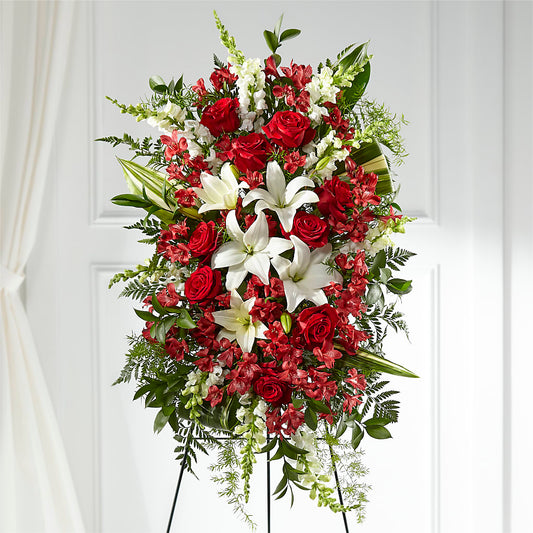 Everlasting Memory Standing Spray –  Fairfield Florist, Fairfield CT