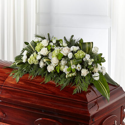 Hopeful Gesture Casket Spray –  Fairfield Florist, Fairfield CT