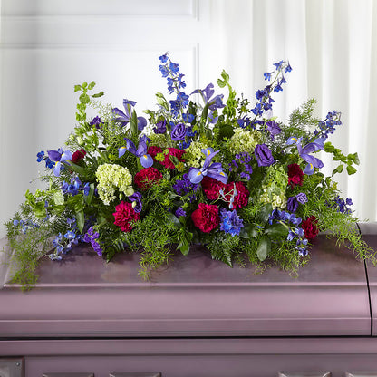 Always Treasured Casket Spray –  Fairfield Florist, Fairfield CT
