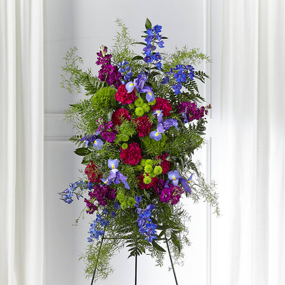 Heavenly Skies Standing Spray –  Fairfield Florist, Fairfield CT