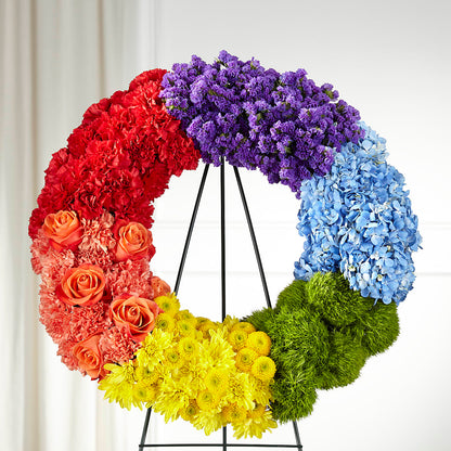 Circle of Love Wreath –  Fairfield Florist, Fairfield CT