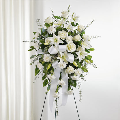 With Care Standing Spray –  Fairfield Florist, Fairfield CT