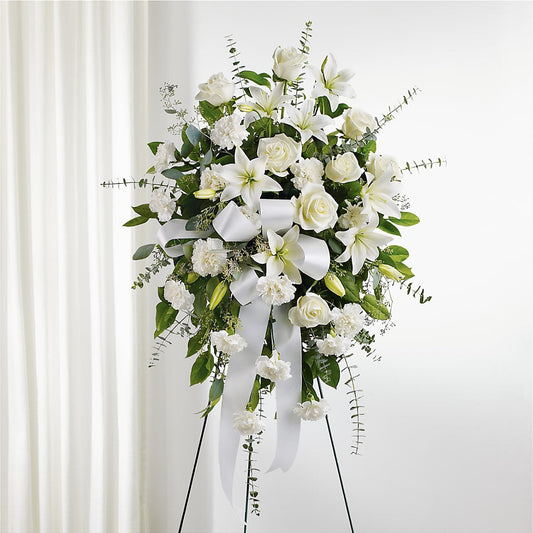 With Care Standing Spray –  Fairfield Florist, Fairfield CT