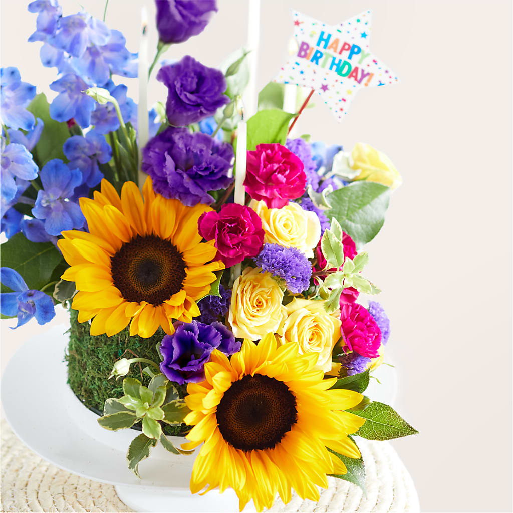 Star of the Day Floral Cake –  Fairfield Florist, Fairfield CT
