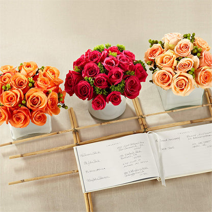 Dawn Rose Centerpiece –  Fairfield Florist, Fairfield CT